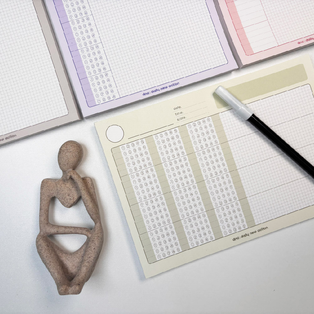 [dna OMR 카드] 오지선다 사지선다 메모 답안지 중학교 토익 omr 떡메 메모지 이미지 4