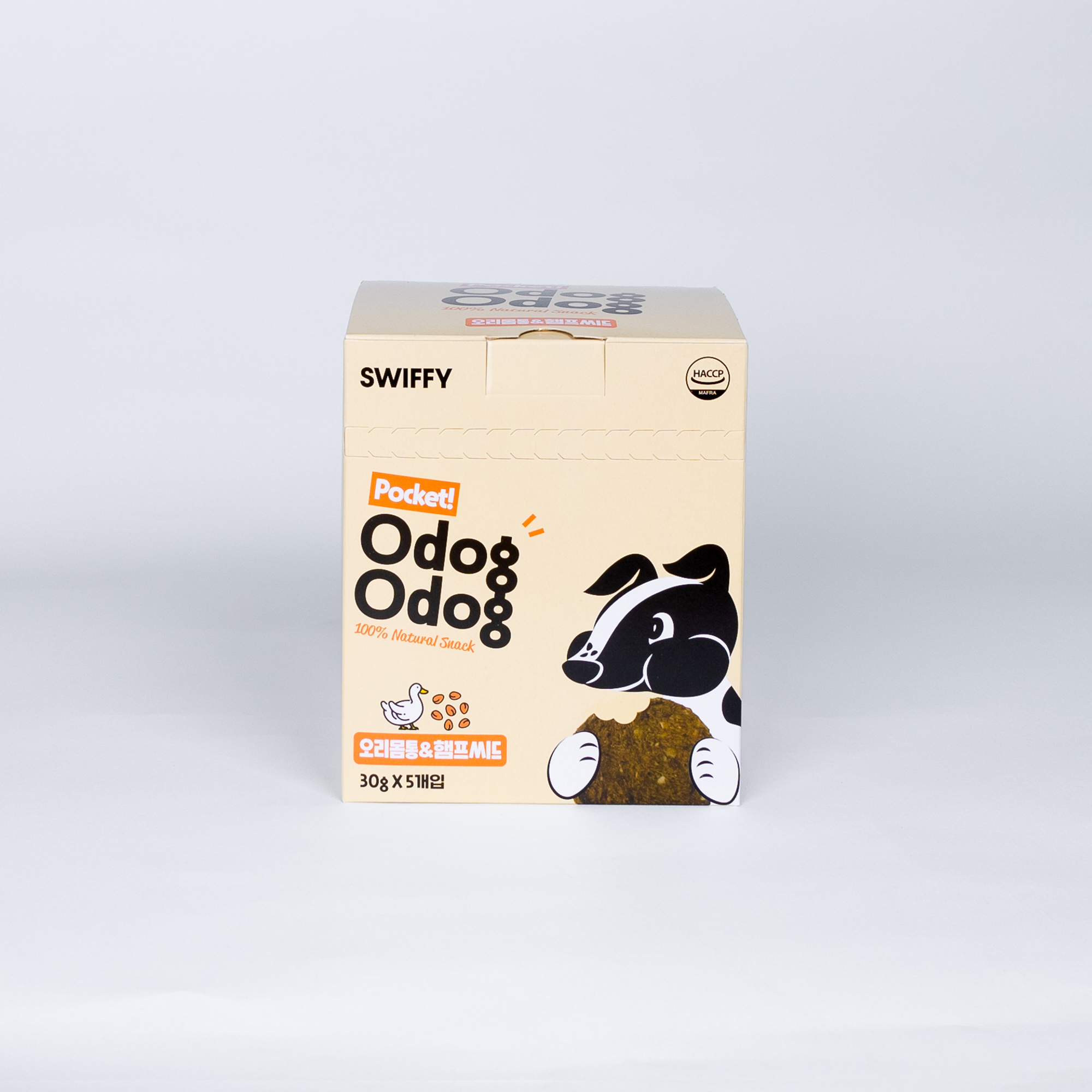 스위피 강아지간식 오독오독 포켓 스피루리나 애견 강아지 수제 간식 30g (5개입) - 상세 이미지 2