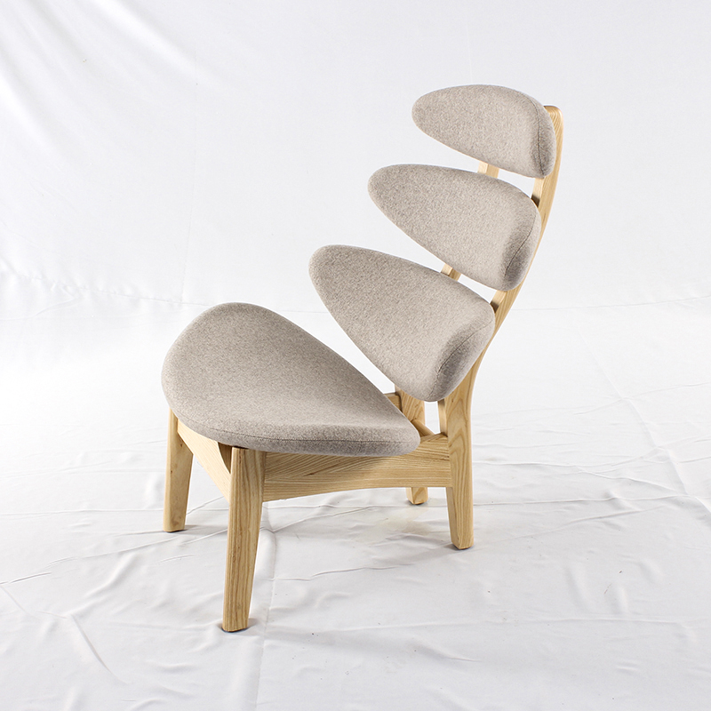 Poul Volther Corona chair 1인 라운지체어 페브릭 - 상세 이미지 4