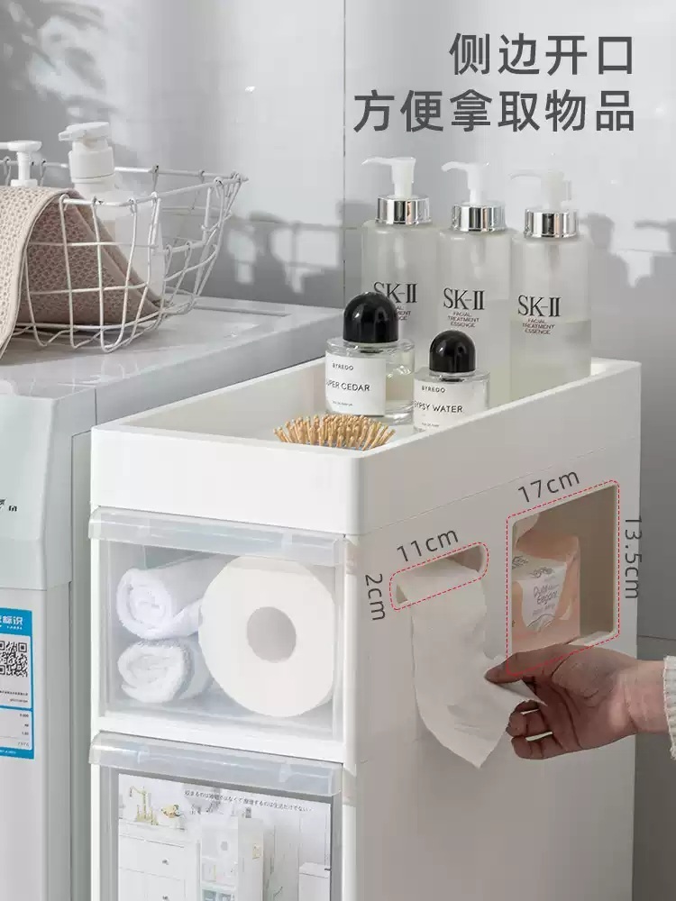세탁기틈새장 선반 세탁실장 틈새수납장 얇은수납장 폭좁은 틈새 슬림장 다용도실 - 상세 이미지 4