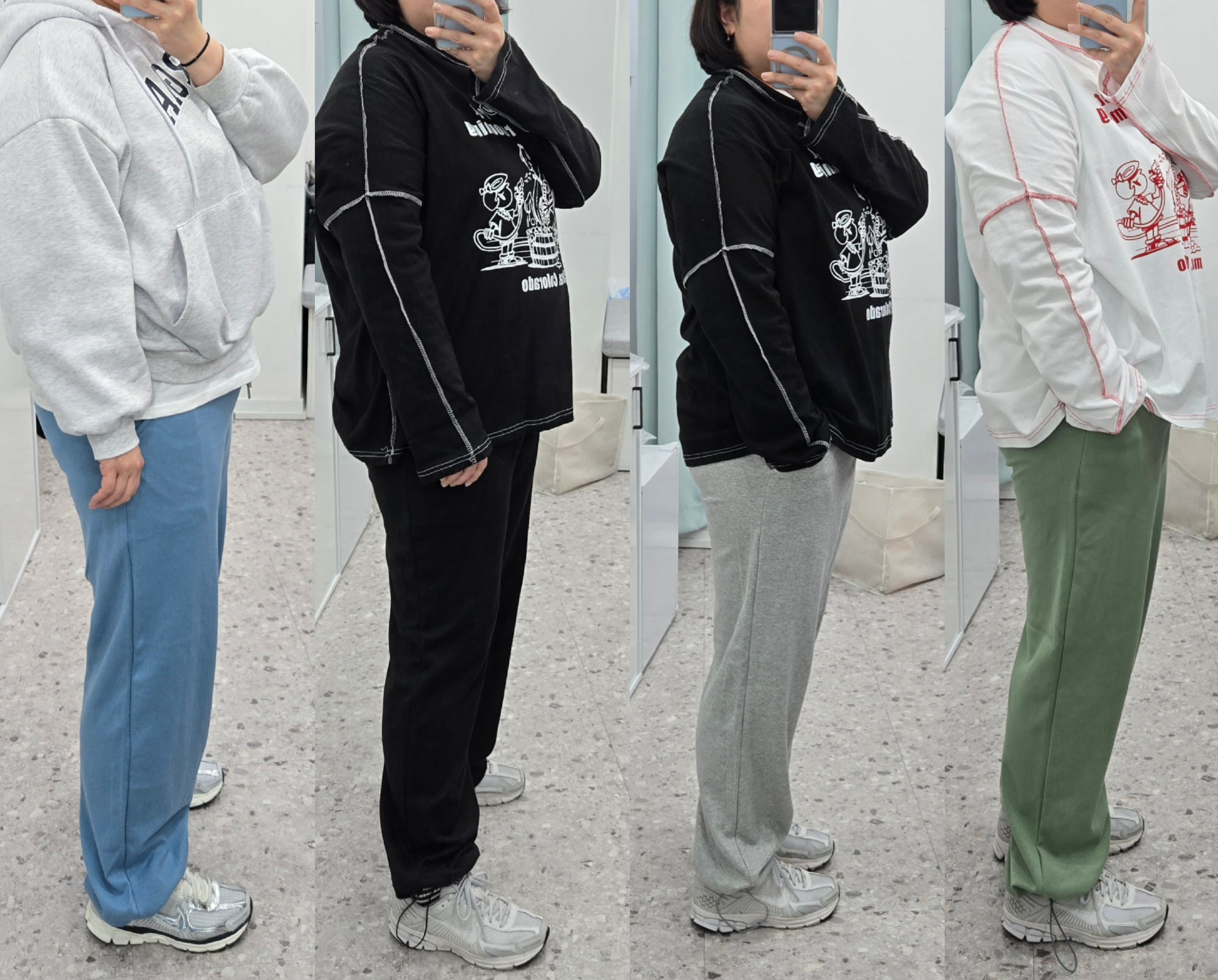 와이드 스트링 팬츠 : 빅쁨