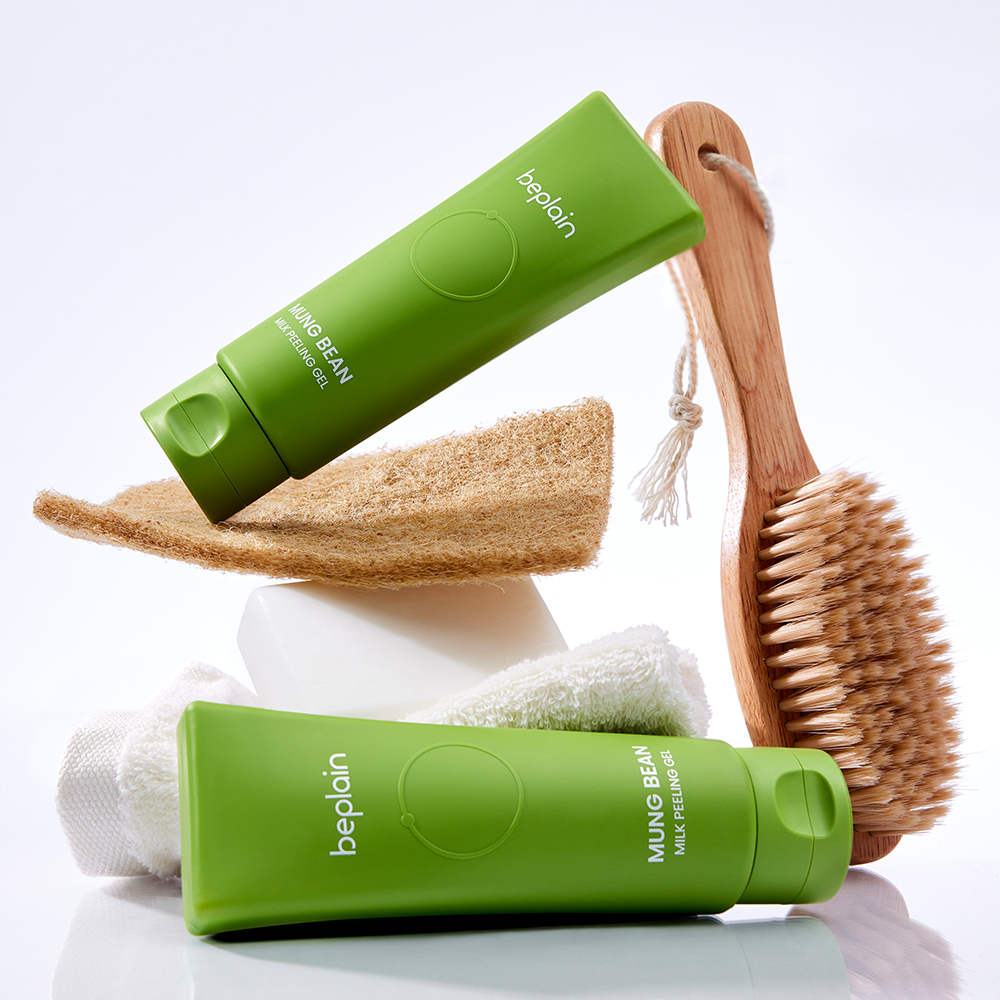 [+15ml증정] 비플레인 녹두 밀크 필링 젤 120ml, 1개 모공 각질제거 순한 피부결케어