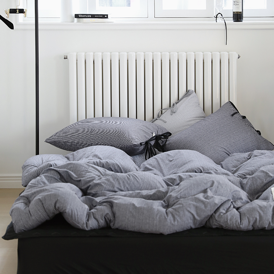 사계절 차렵이불 뉴욕시티 스트라이프 옥수수솜 포근한 사계절이불 SS