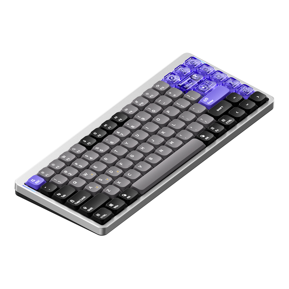 NUPHY AIR75 HE 기계식키보드 래피드 트리거 게이밍 스페이스 실버, 자석축(제이드) - 상세 이미지 2