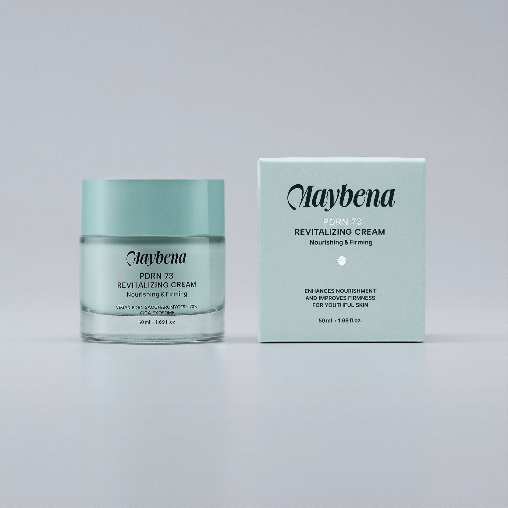 ★블프할인★[1+1] 메이베나 PDRN73 리바이탈라이징 크림 50ml 비건 PDRN 73% 시카엑소좀 함유 - 상세 이미지 2