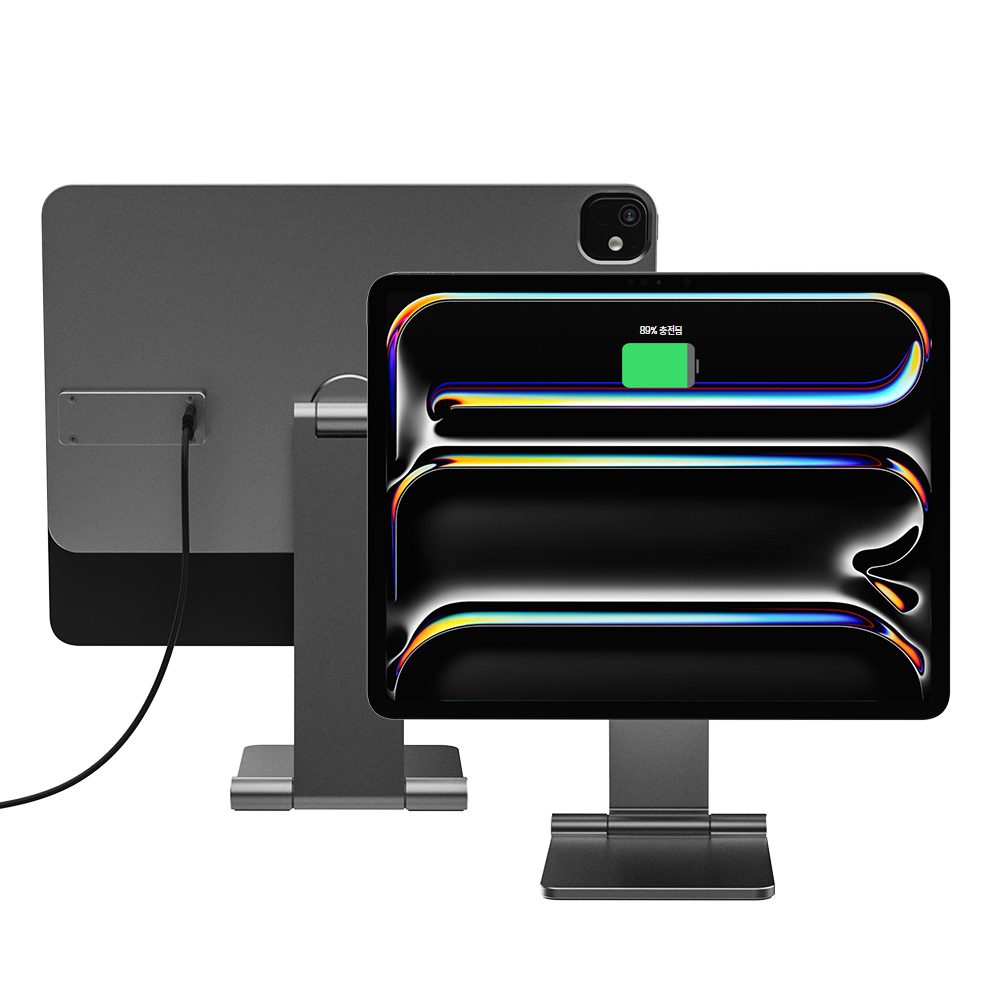 니케 아이패드 프로 7세대 13인치 M4 마그네틱 무선 충전 거치대 맥스냅에어프로