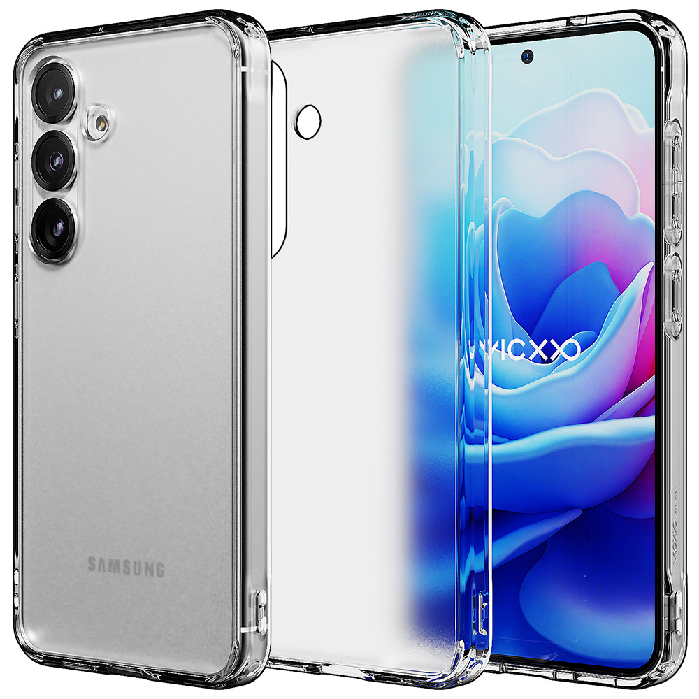 빅쏘 레빅터프 클리어 케이스 매트 투명, 갤럭시S25