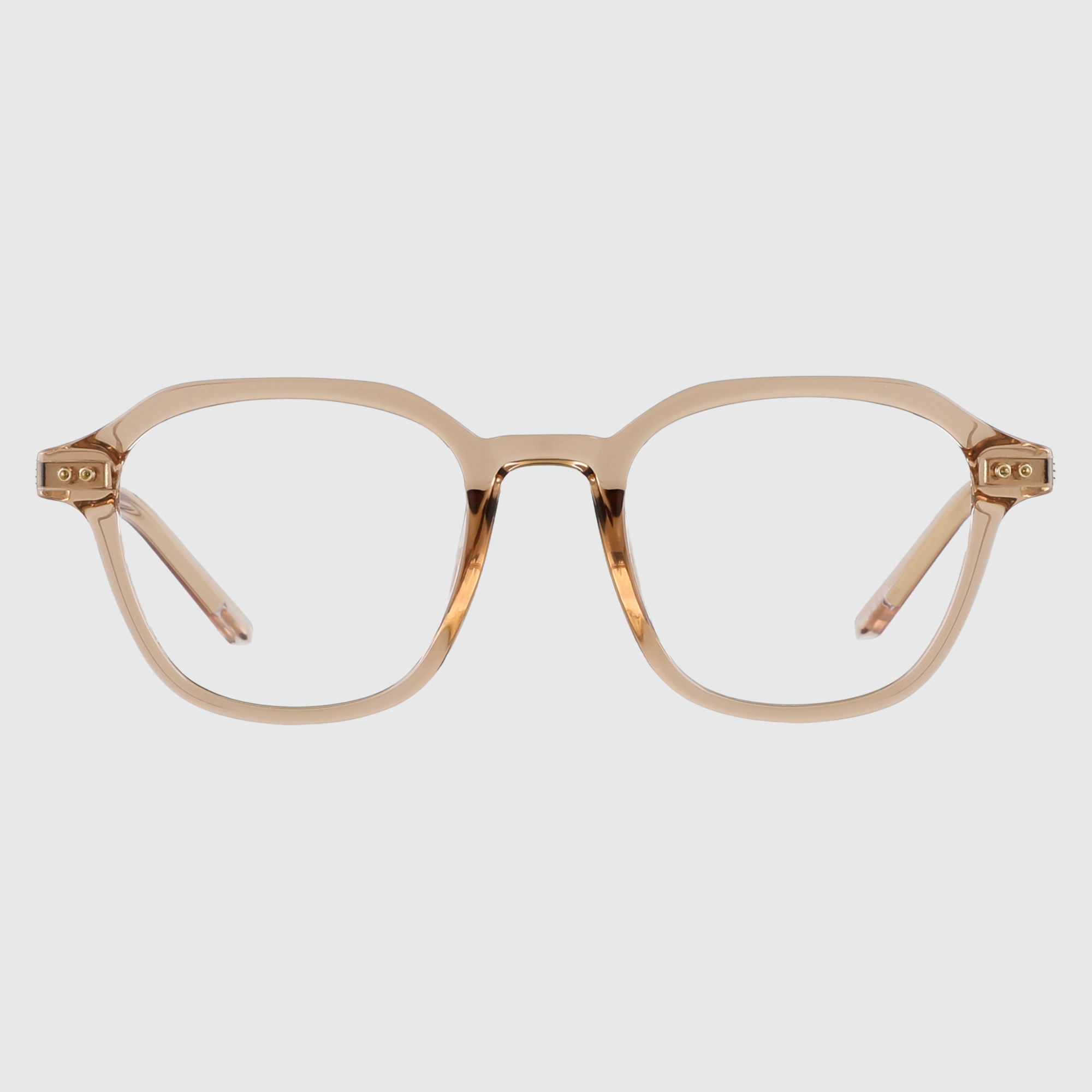 얼굴형에맞는 빅사이즈 투명 뿔테안경 블루라이트차단