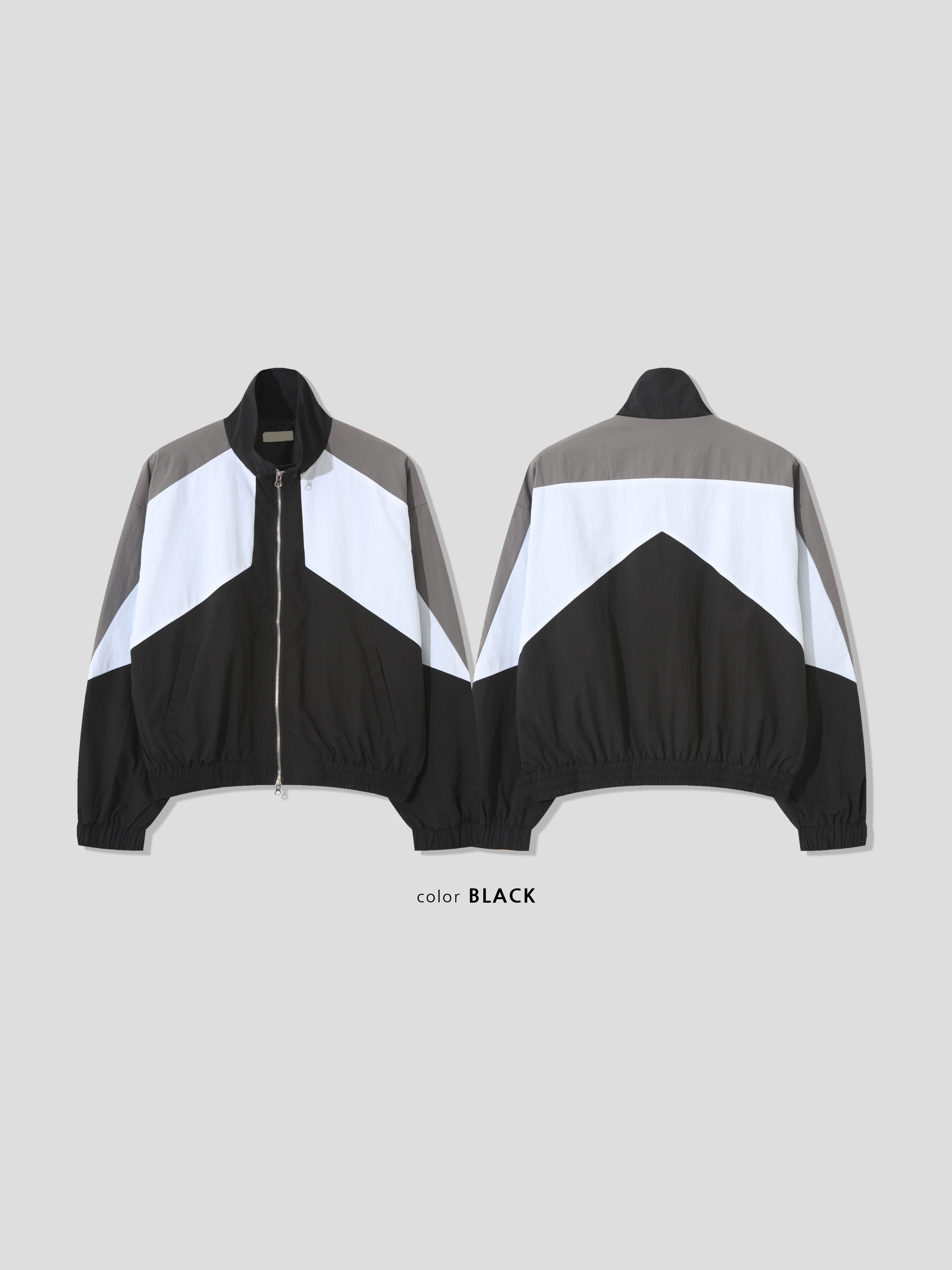 레트로 배색 윈드 브레이커 자켓 2color 상세 이미지 27