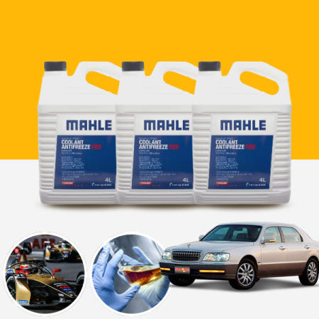 [자체제작]카샤 에쿠스(99~08) 3.8 말레 롱라이프 원액 사계절 부동액 4L 1병(레드)