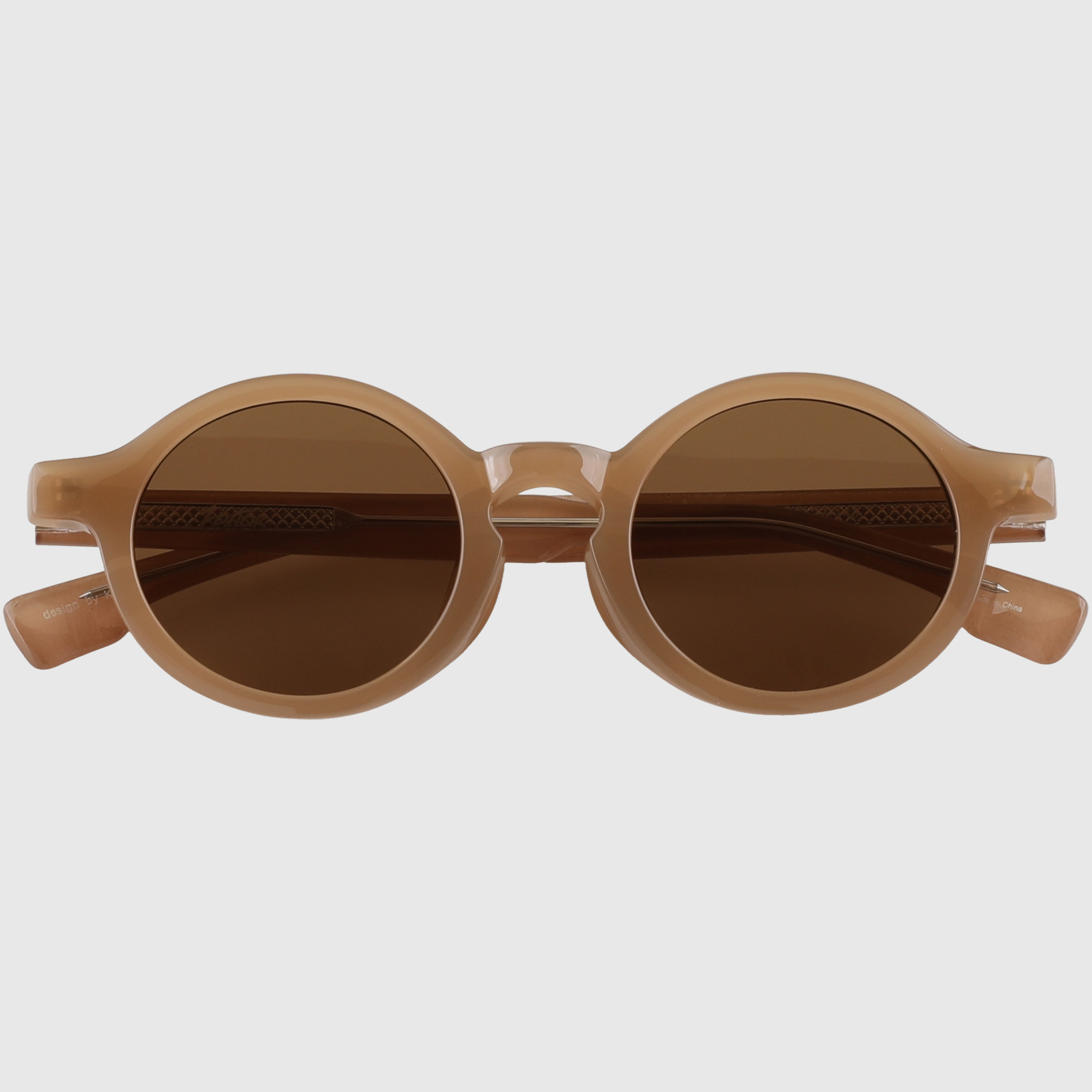 긱시크 정원형 뿔테 힙한 자외선차단 호피 선글라스