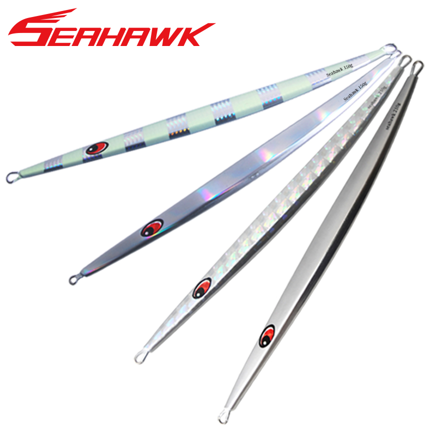 씨호크 S-175 빅게임 메탈지그 150g~210g 롱지그 부시리 방어 참치 - 상품 이미지