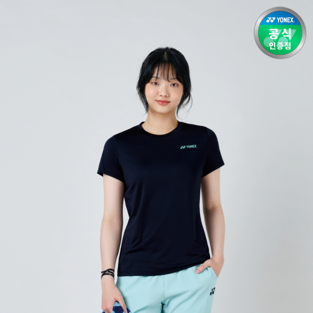 요넥스 259TR002F 배드민턴 레귤러핏 베이직 기능성 반팔 티셔츠 여성 이지웨어 - 상세 이미지 3