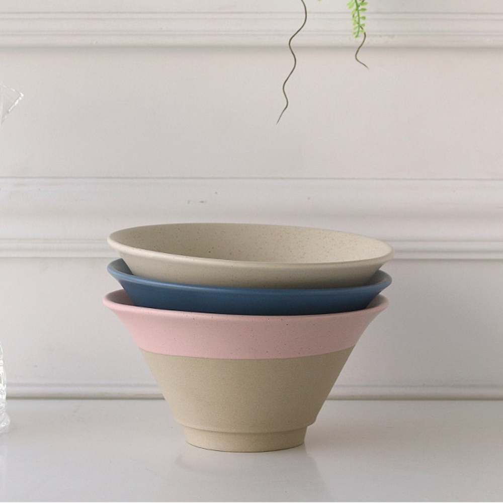 코스타 파스텔 도자기 면기 라면 그릇 라면기 소면기 덮밥 비빔 원형볼