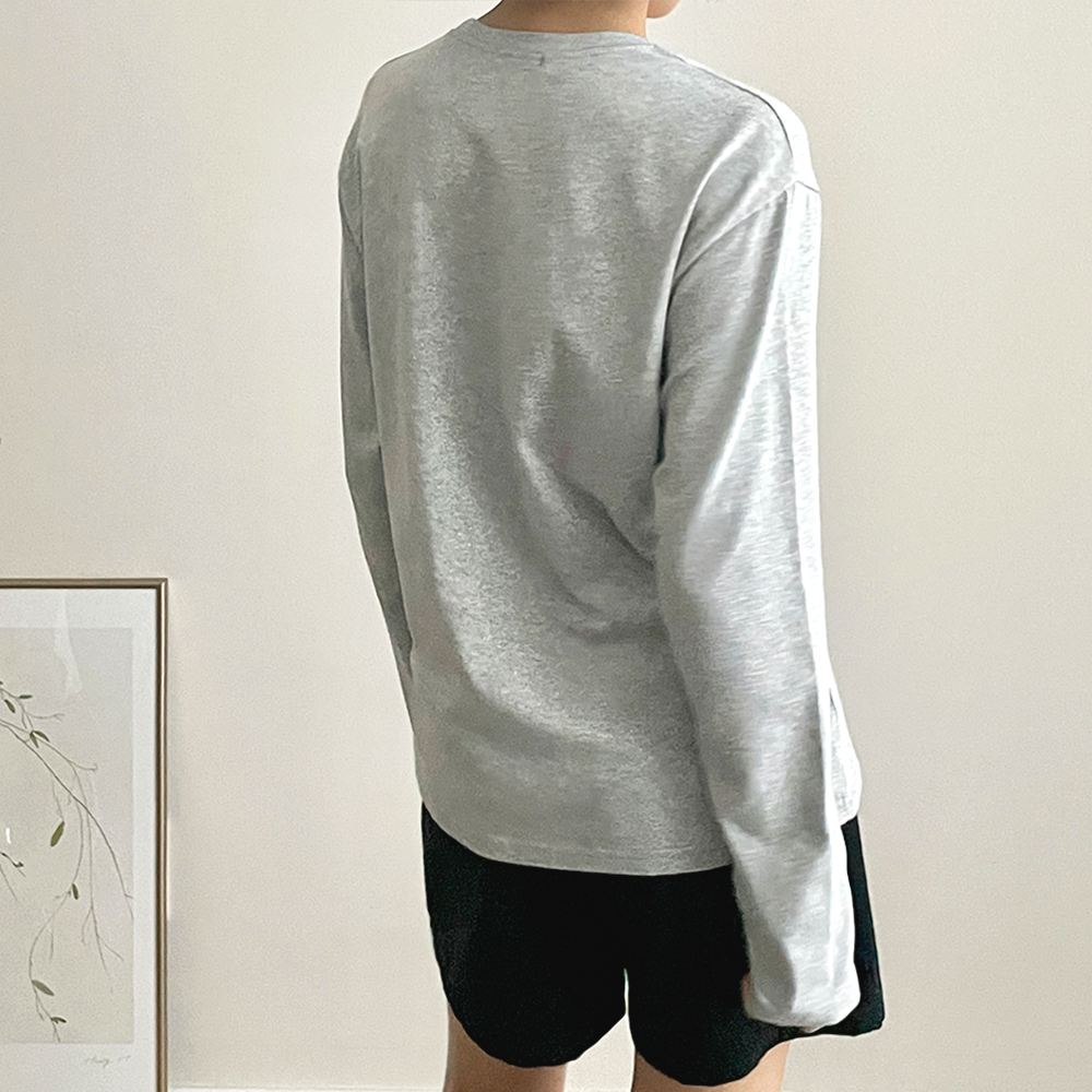 1+1 모달티셔츠 긴팔이너 이미지 8