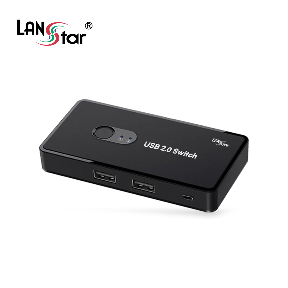USB허브 셀렉터 스위치 4포트 USB2.0 지원 투컴 세팅 (LS-U20HS) - 상세 이미지 3