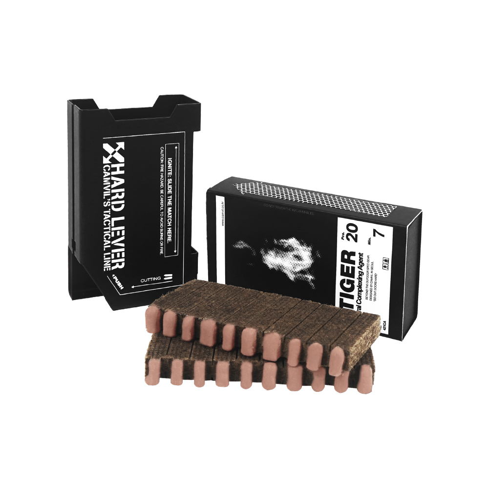 캠빌 활활 타이거 장작 성냥 캠핑 착화제 20개입