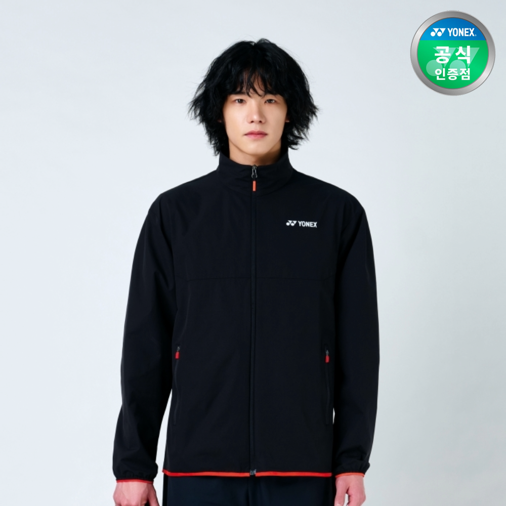 요넥스 251JJ004U 배드민턴 오버핏 긴팔 집업 자켓 남녀공용 데일리웨어 블랙 - 상세 이미지 2