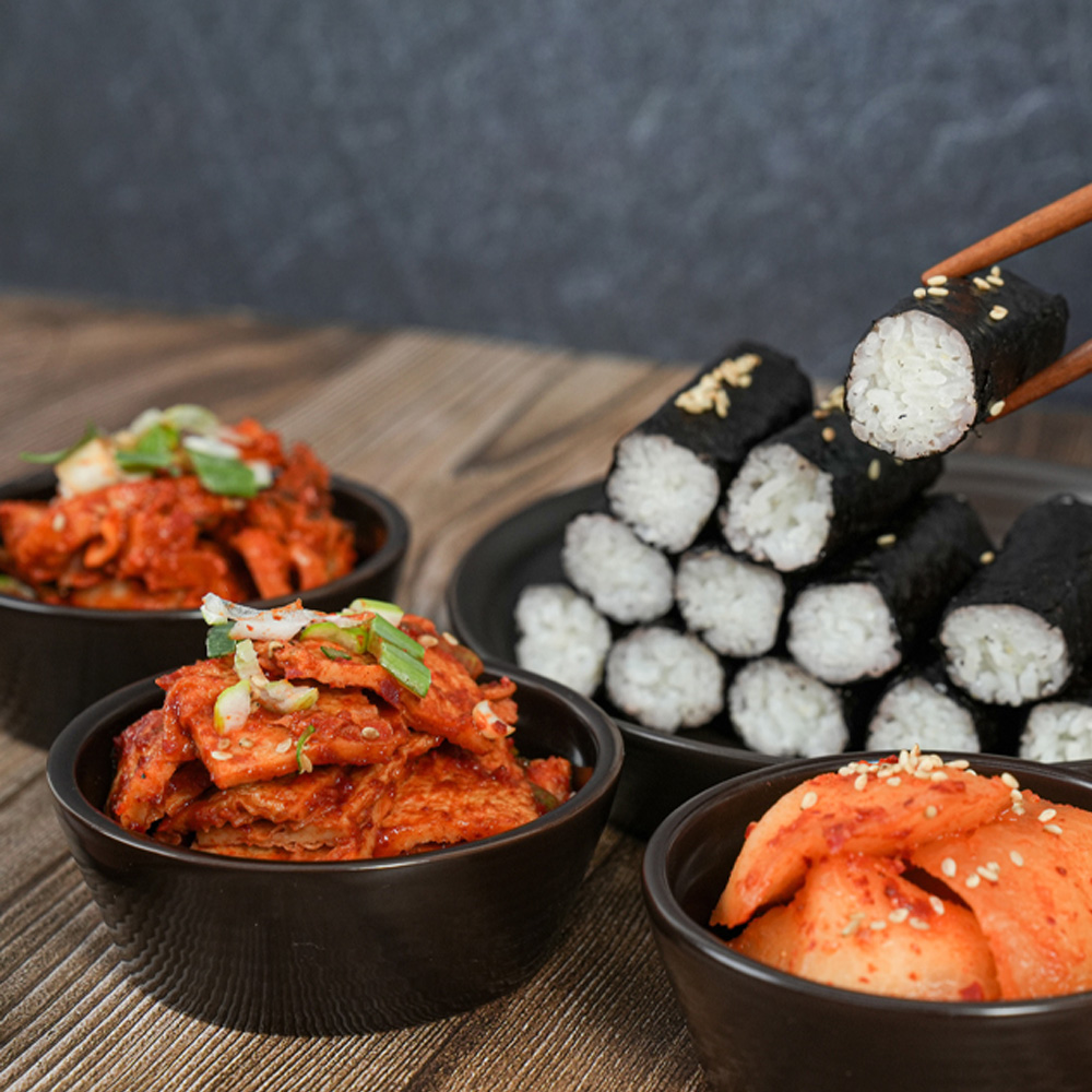 [사그담] 정대감 충무김밥 반찬세트 2인분 : 경기도주식회사