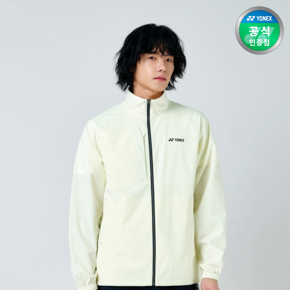 요넥스 251JJ006U 배드민턴 오버핏 오픈 집업 후드 자켓 남녀공용 데일리웨어 레몬 - 상세 이미지 2