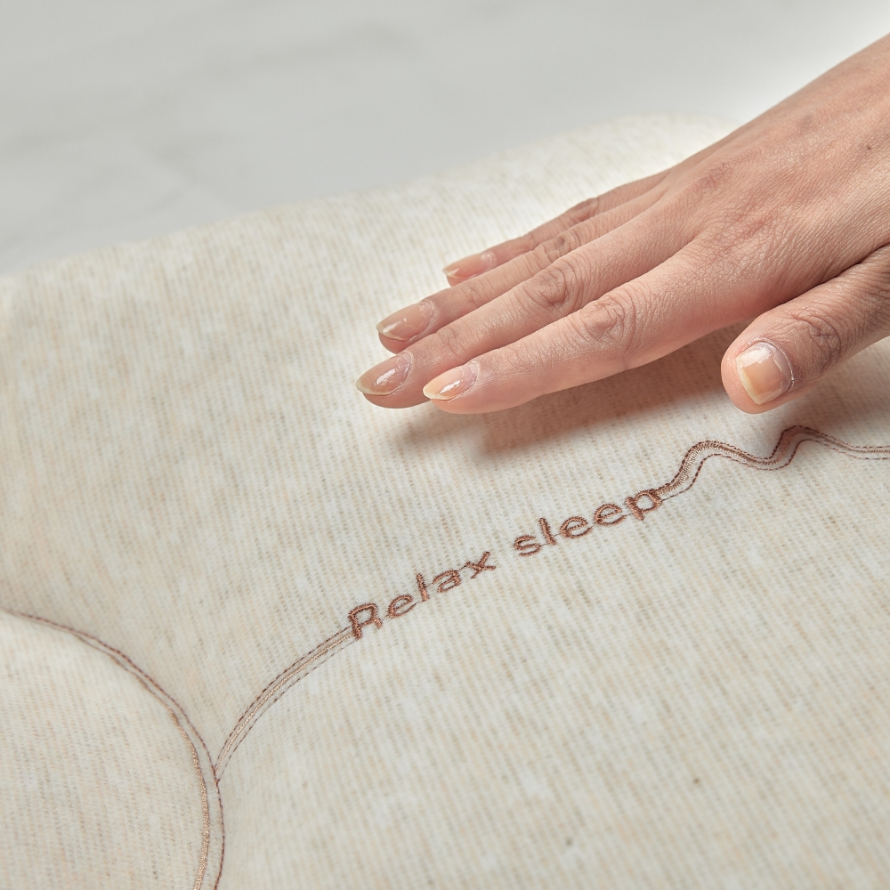 장미화 코코리찌 양모날개 베개 1개 목편한 릴렉스 경추 베개 기능성 C커브 꿀잠 목베개