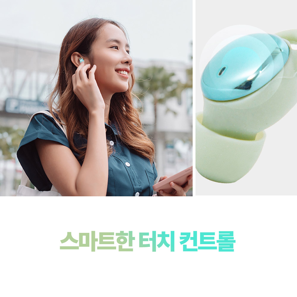 액센 귀안아픈 무선 블루투스 이어폰 블루투스 초소형 수면용 - 상세 이미지 3