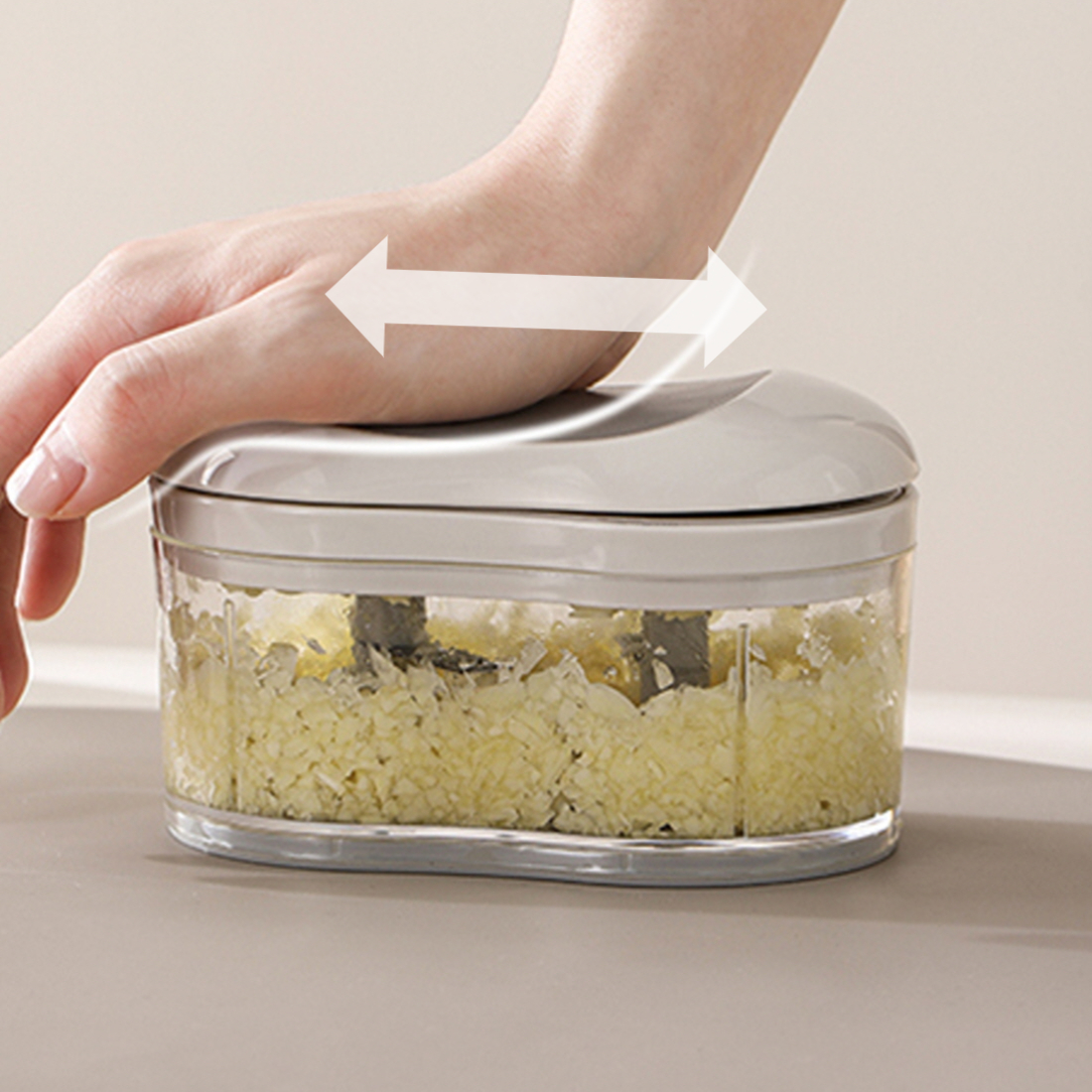 한손 만능다지기 수동 차퍼 마늘 다지기 야채 만두속 이유식초퍼 마늘갈기