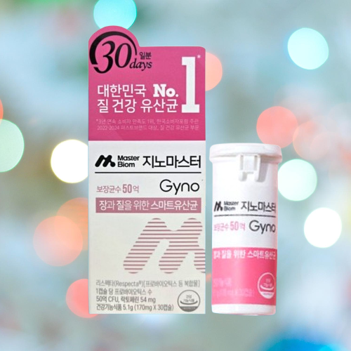 마스터바이옴 지노마스터 질유산균 여성질유산균 30캡슐X1개 - 상세 이미지 3