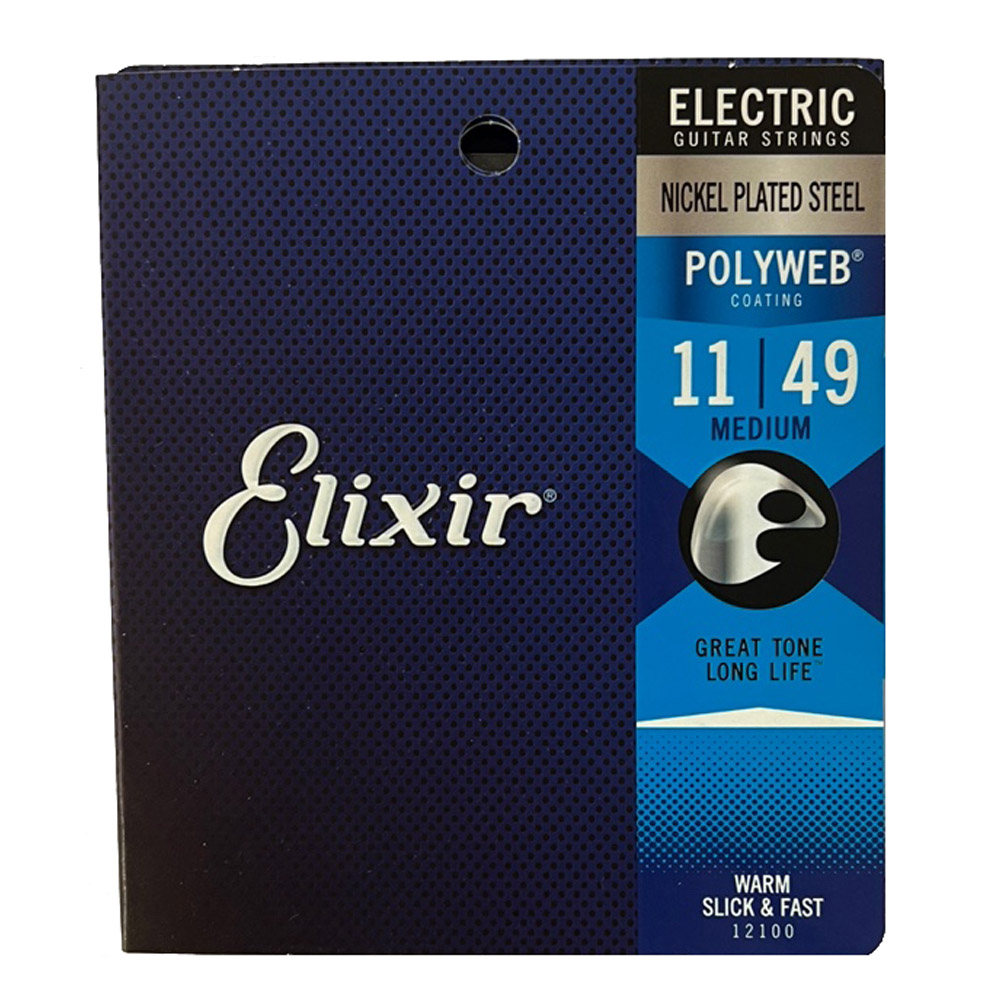 엘릭서 Elixir 일렉기타 스트링 Polyweb Medium (011-049) 12100 - 상품 이미지