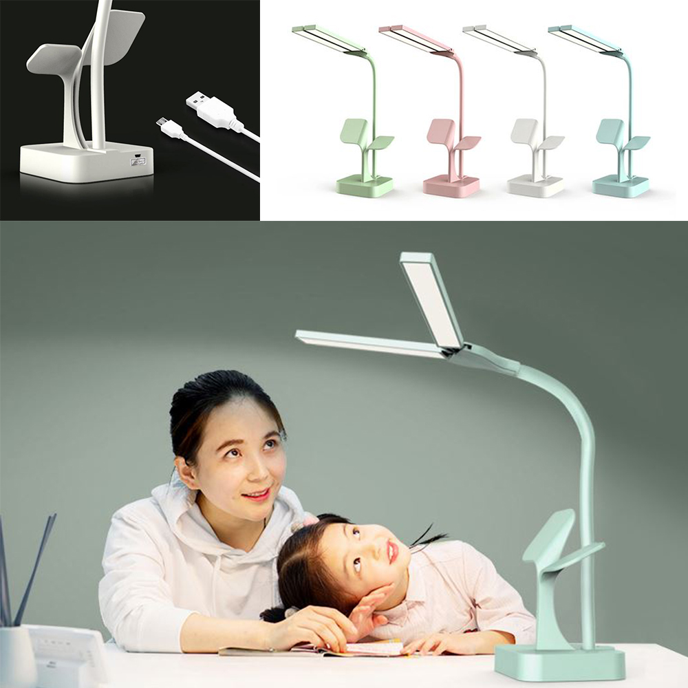 충전식 led 램프 스탠드 각도조절 책상 테이블 와이드 조명 - 상품 이미지