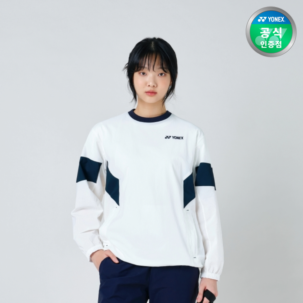 요넥스 251JJ003U 배드민턴 오버핏 라운드넥 긴팔 아노락 바람막이 남녀공용 - 상세 이미지 3