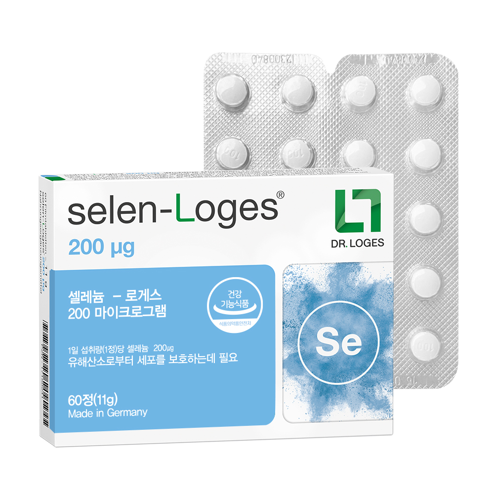 [닥터로게스]독일 무기셀레늄 아셀렌산나트륨 셀레늄 로게스 200mcg 60정, 1개 - 상품 이미지