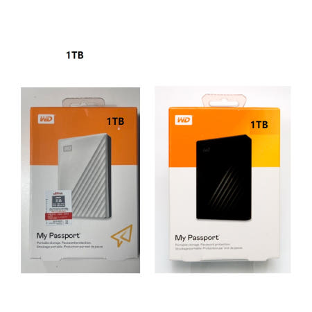 WD [업체직발송] NEW My Passport Gen3 1T 외장하드 화이트 [택배발송/국내정품]