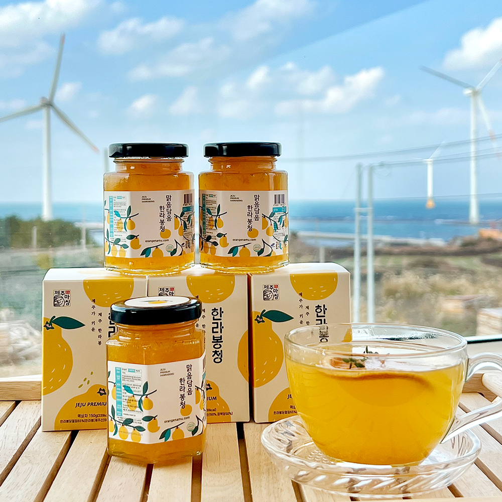 맑음담음 제주 한라봉차 한라봉청 150g 답례품 이미지 7