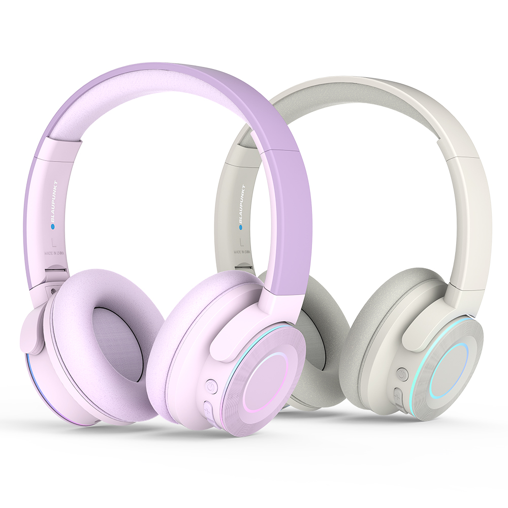 블라우풍트 어린이 헤드폰 아동 청력보호 RGB LED 블루투스 5.3 키즈헤드셋 BLP-BH551