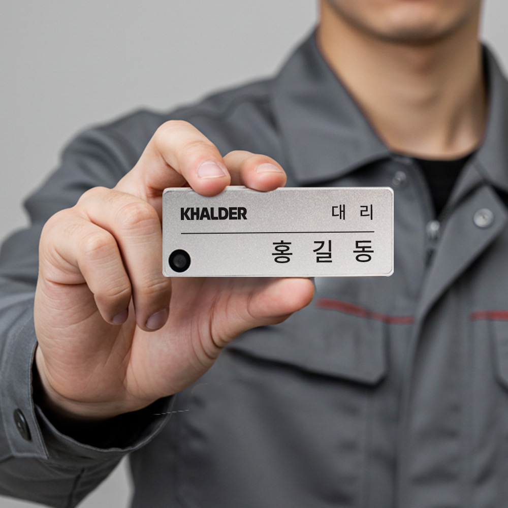 칼더 명찰형 바디캠 128GB 9시간 연속촬영 옷핀 자석 건설 은행 공공기관 회사 블랙박스 - 상세 이미지 3