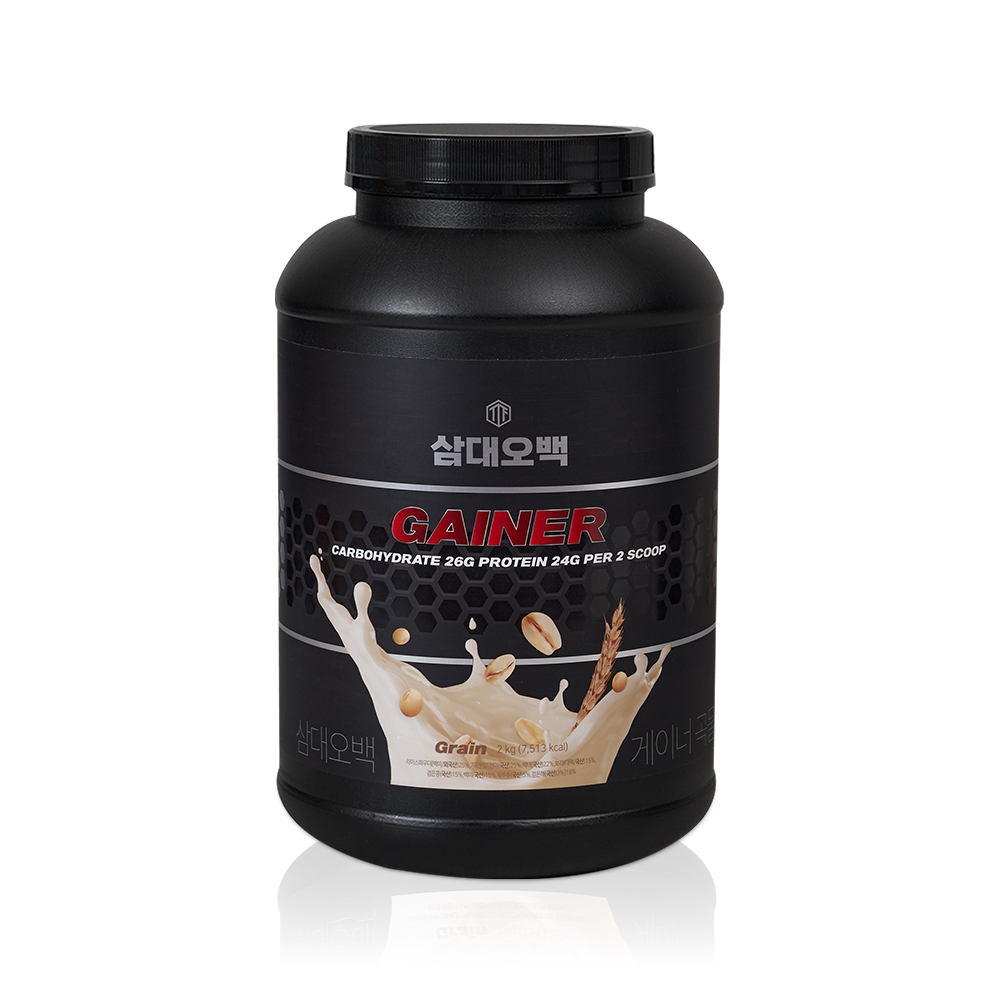삼대오백 게이너 벌크업 살찌는 탄수화물 보충제 곡물, 2kg, 1개