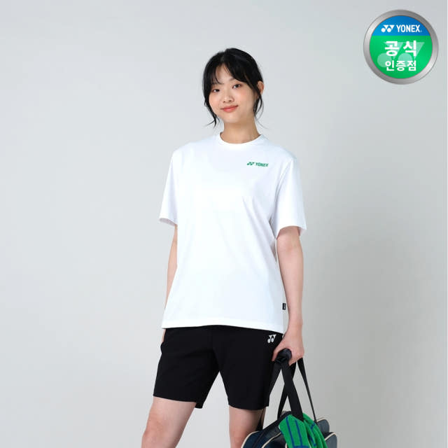 요넥스 251TS061U 배드민턴 오버핏 반팔티 남녀공용 데일리웨어 화이트 온라인전용