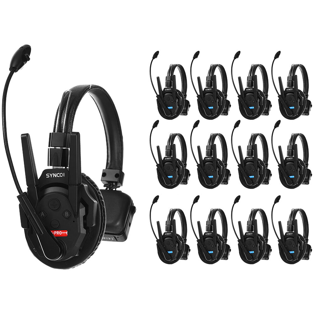 SYNCO Xtalk XPro13 무선 헤드셋 인터컴 시스템 2.4Ghz