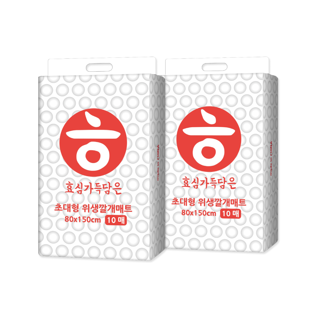 일회용 초대형 요실금패드 위생패드 80x150 요실금 흡수 깔개매트 침대 성인용 환자용 - 상세 이미지 2