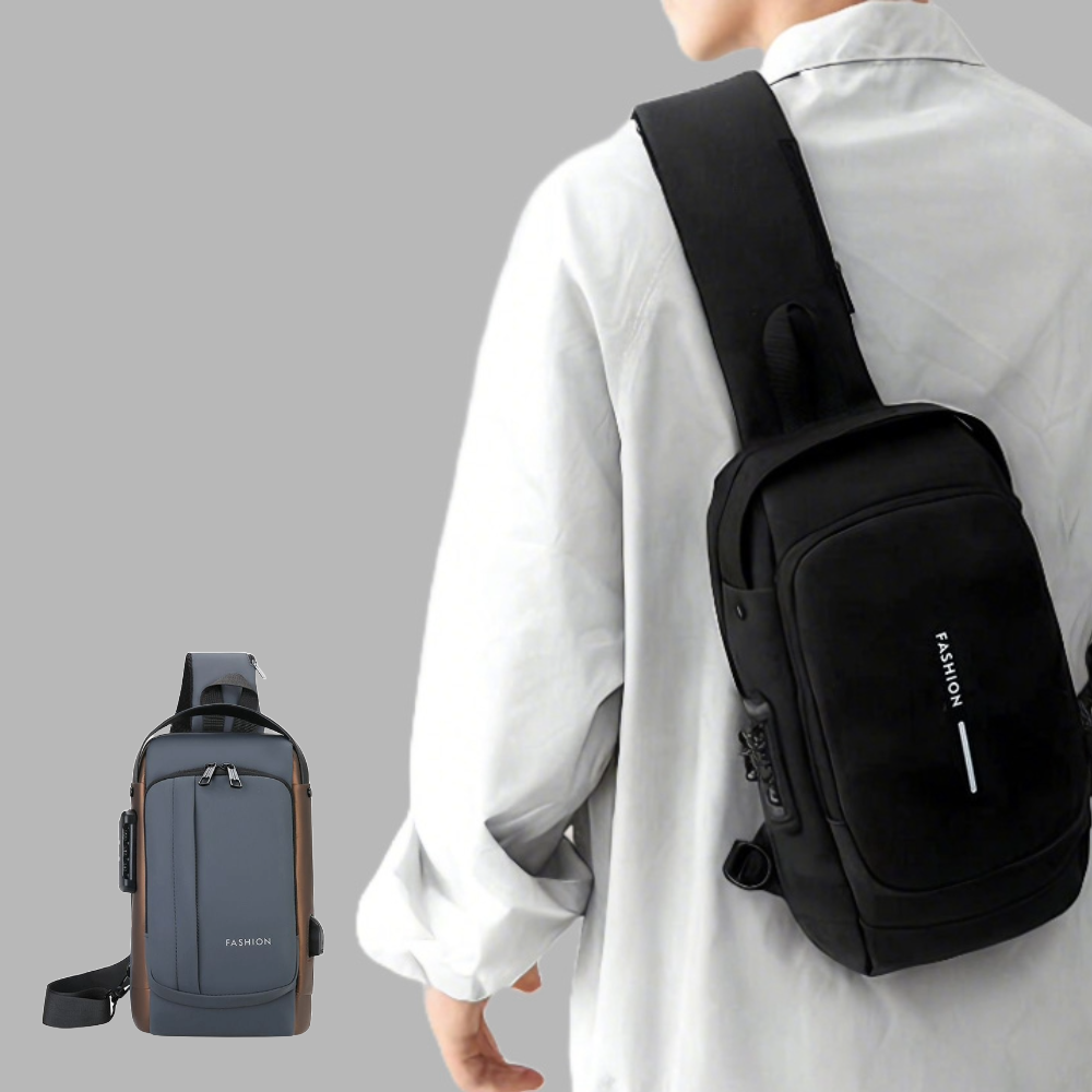 (RFID 차단 카드케이스포함) 몬트 슬링백 유럽 해외 여행 해킹 도난 방지 가방 여행용 크로스백 03960602