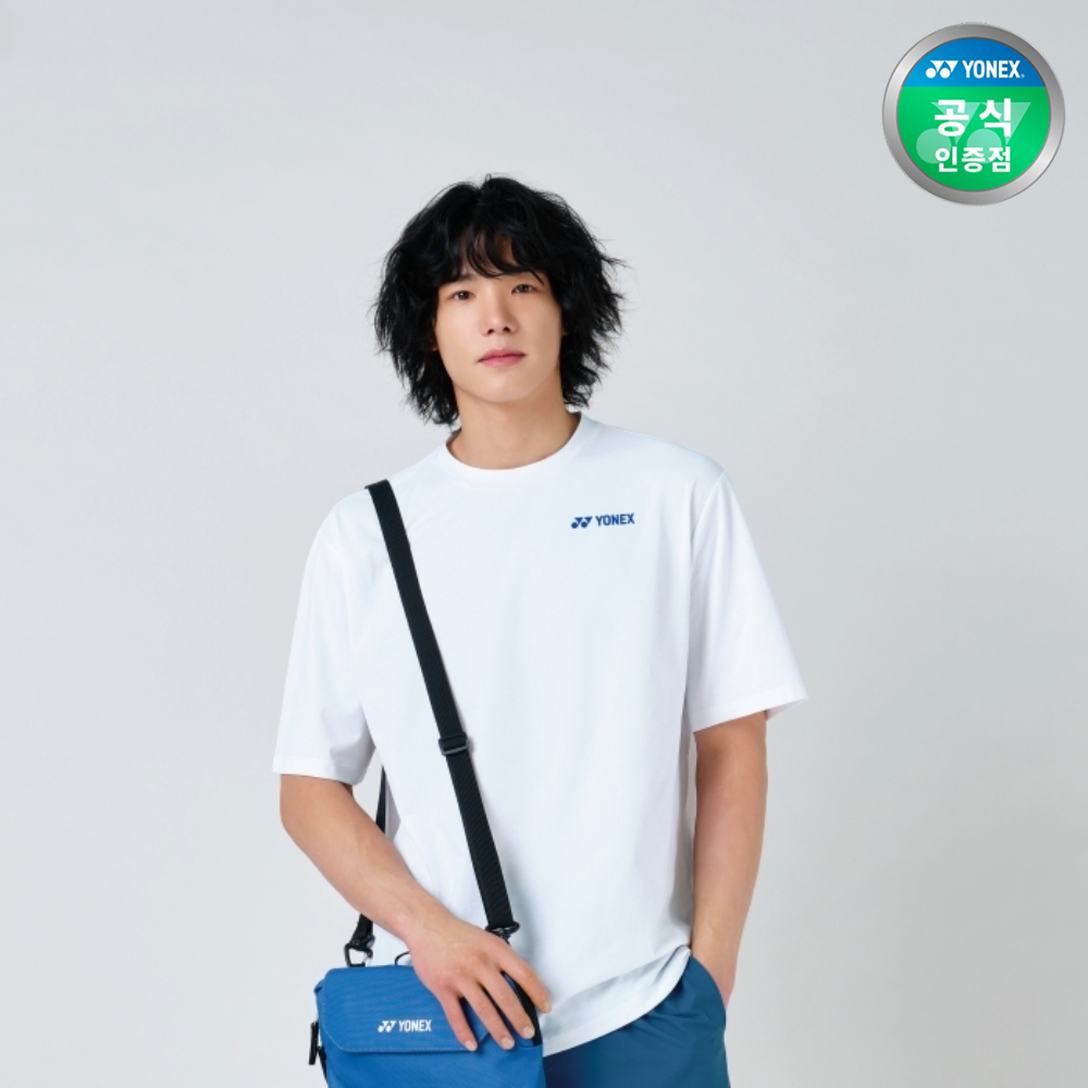 요넥스 251TS046U 배드민턴 오버핏 반팔 티셔츠 남녀공용 데일리웨어 화이트 - 상세 이미지 2