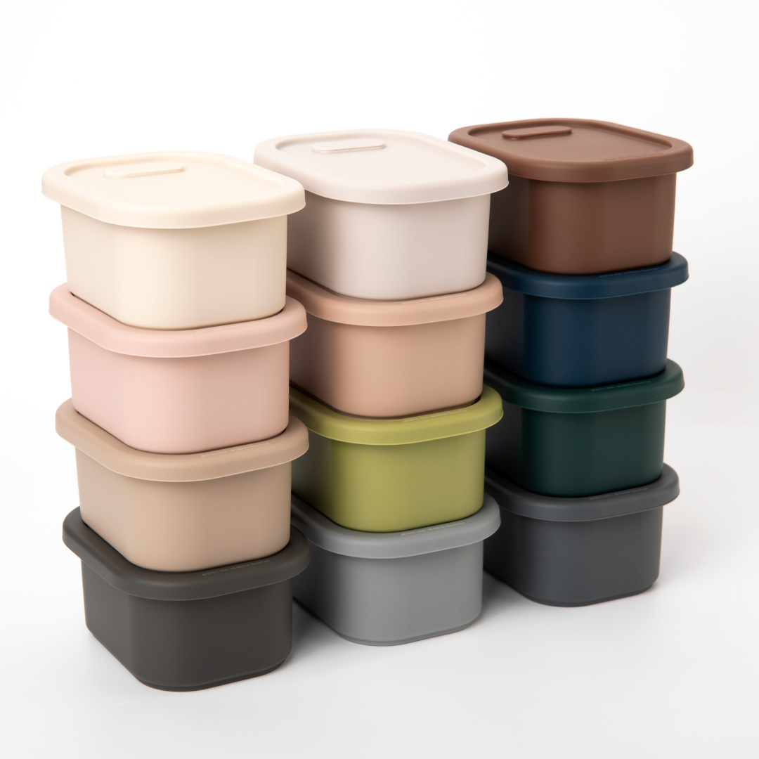 디아르 국내산 플래티넘 실리콘 냉동밥 보관 용기 밀폐 소분 용기 200ml