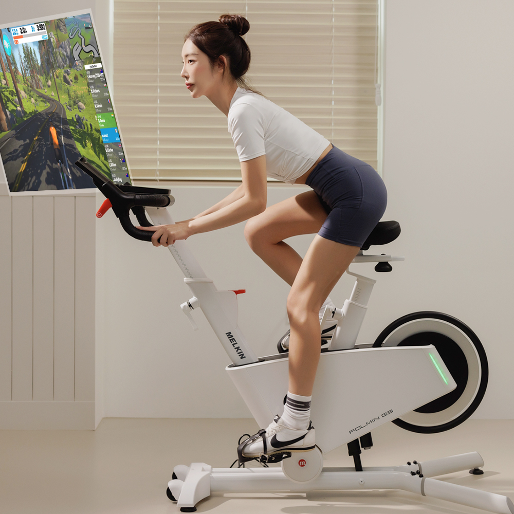 멜킨 실내자전거 G3 폴민 인클라인바이크 PMS 스핀 즈위프트 ERG 스마트 게임 싸이클 - 상세 이미지 2