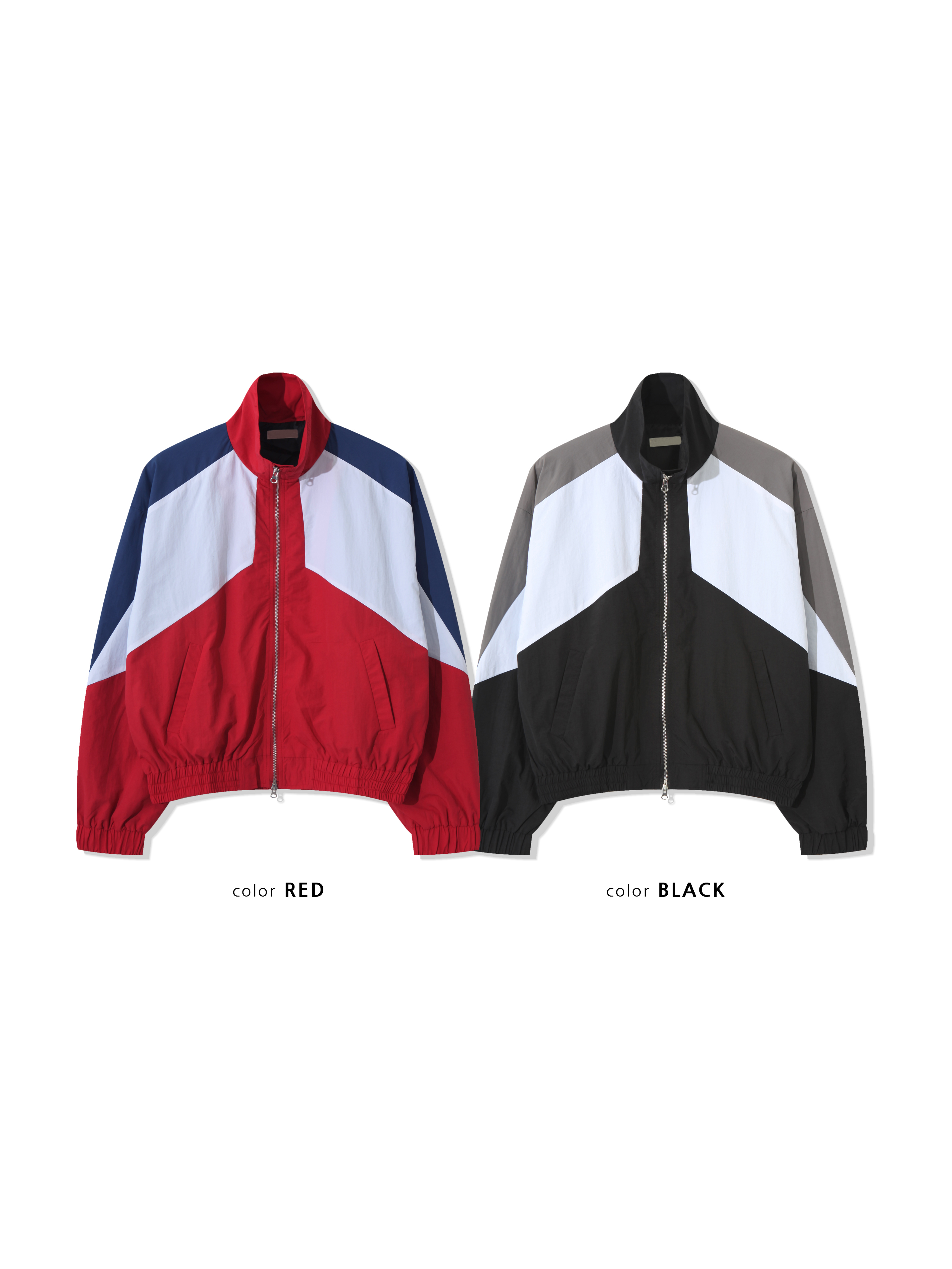 레트로 배색 윈드 브레이커 자켓 2color 상세 이미지 23