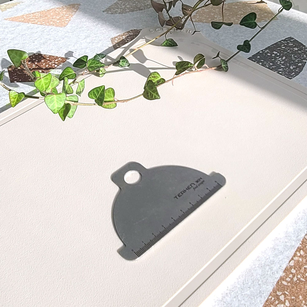 테르헨 304 스테인레스 푸드 스크래퍼 13cm, 레스팅커버 - 메인 이미지