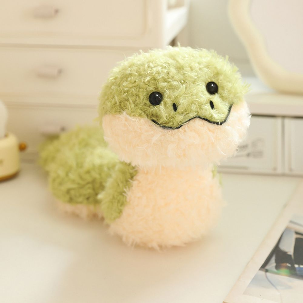 복슬 아기 뱀 인형 푸른 뱀띠 애착인형 선물 임신 출산 신생아