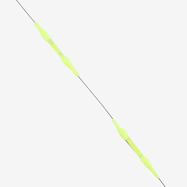 T라인 네온훅 더블 케미 갈치 와이어 블랙 코팅 목줄 40cm 60cm - 상세 이미지 4
