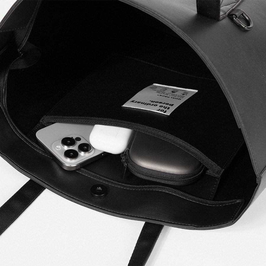 퀄팩 에센셜 빅사이즈 레더 토트백 303 / 숄더백