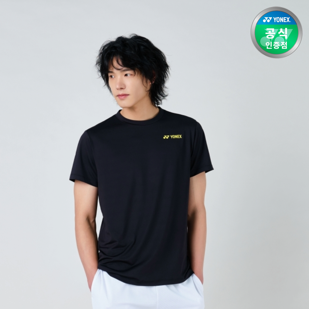 요넥스 259TR001M 배드민턴 레귤러핏 베이직 기능성 반팔 티셔츠 남성 이지웨어 